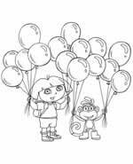 dora the explorer balloons