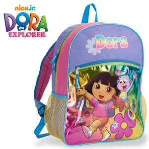 dora backpack and boots