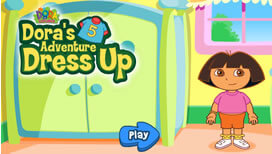 Dora's dress up adventure games