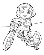 bike coloring page