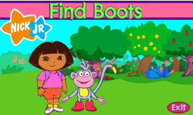 find boots - dora games